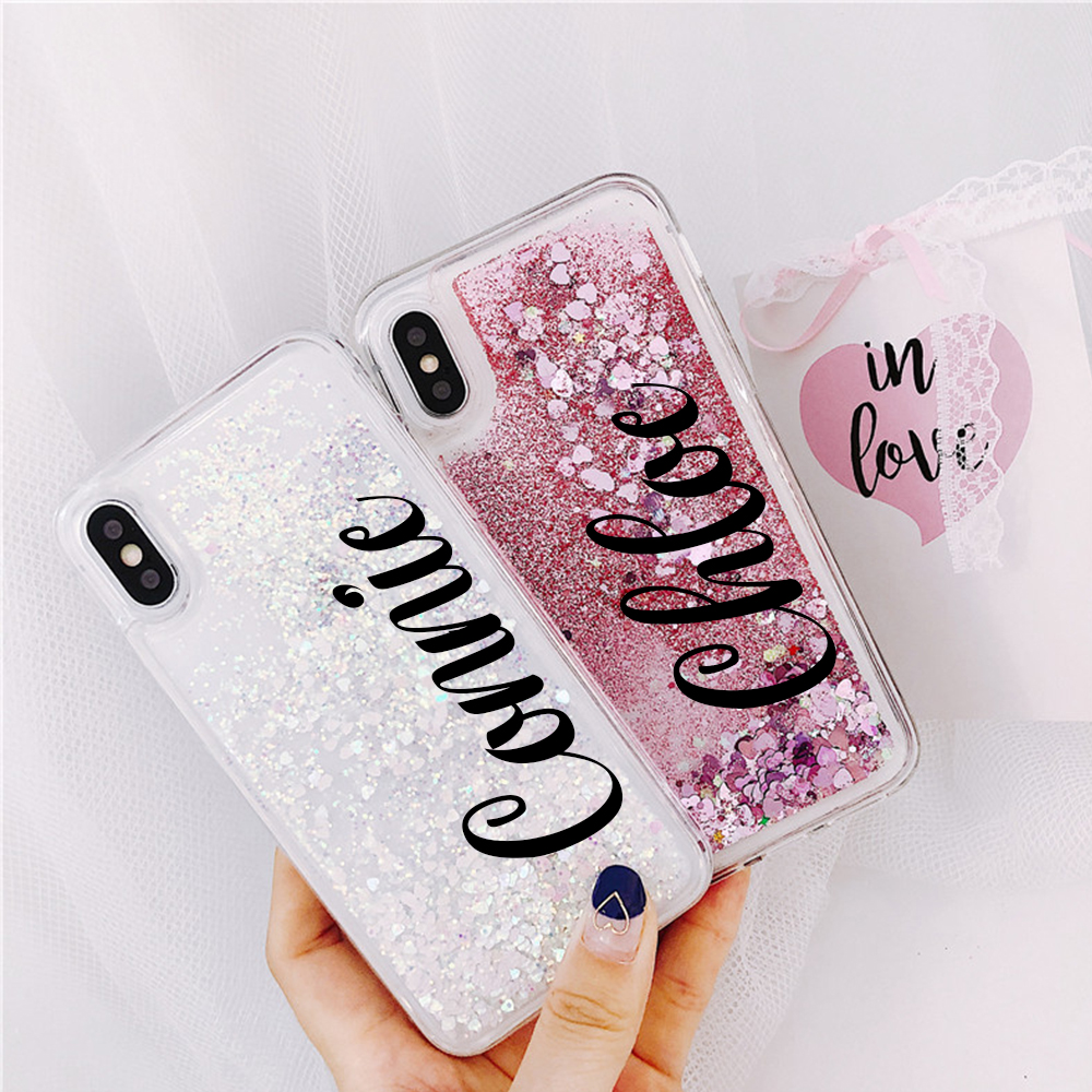 Personalized Moving Glitter Name Phone Case | OFCase29