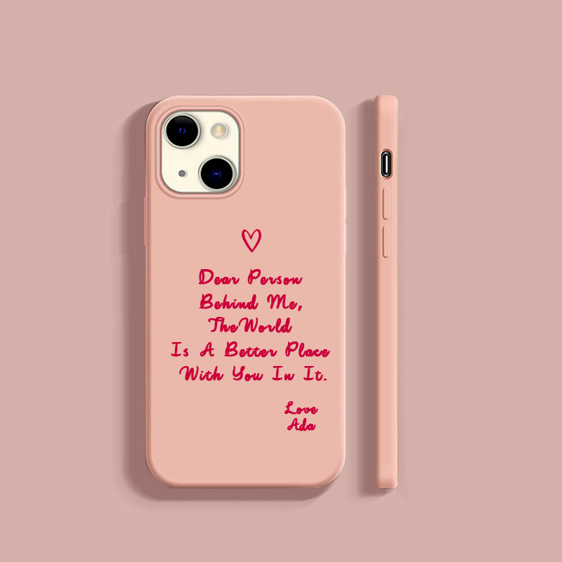 Personalised Dear People Behind Me Phone Cover Case | OFCase31