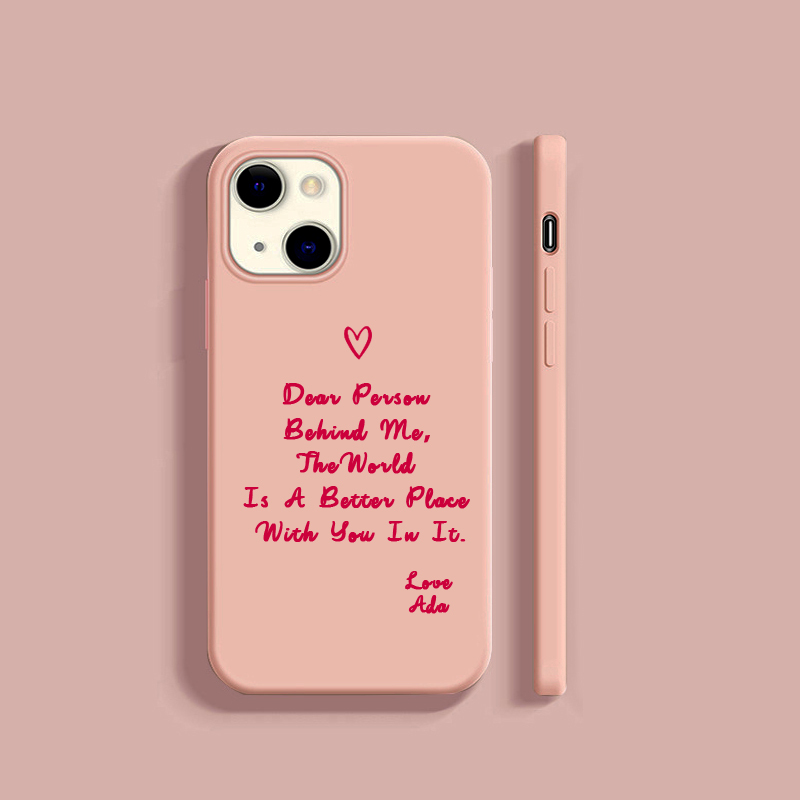 Personalised Dear People Behind Me Phone Cover Case | OFCase31