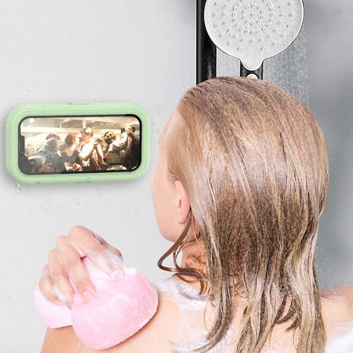 Waterproof Shower Wall Mounted 360° Rotation Angle Adjustable Phone Holder | OFCase058