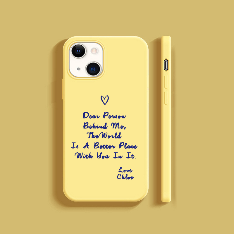 Personalised Dear People Behind Me Phone Cover Case | OFCase31