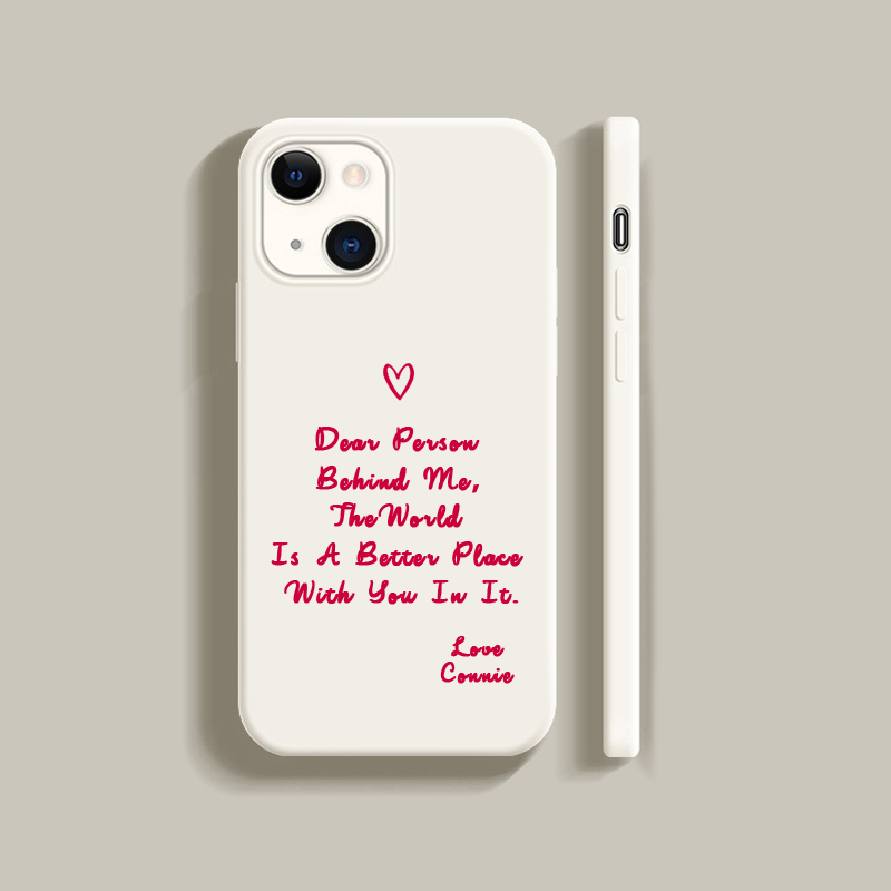 Personalised Dear People Behind Me Phone Cover Case | OFCase31