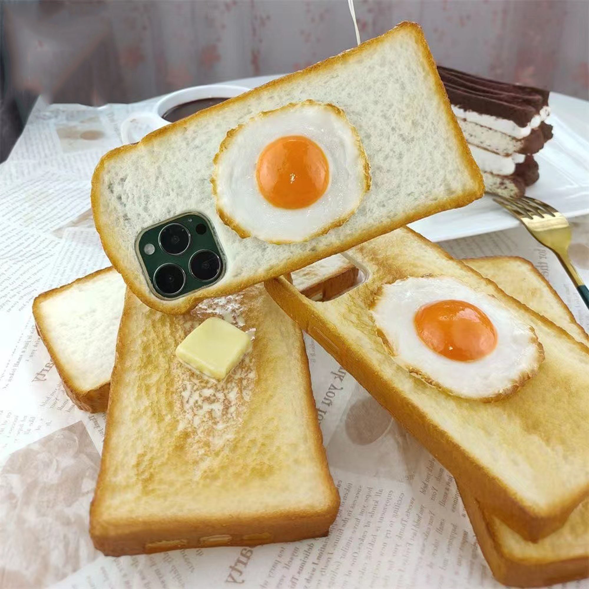 Simulation Soft Toast Phone Case | OFCase084