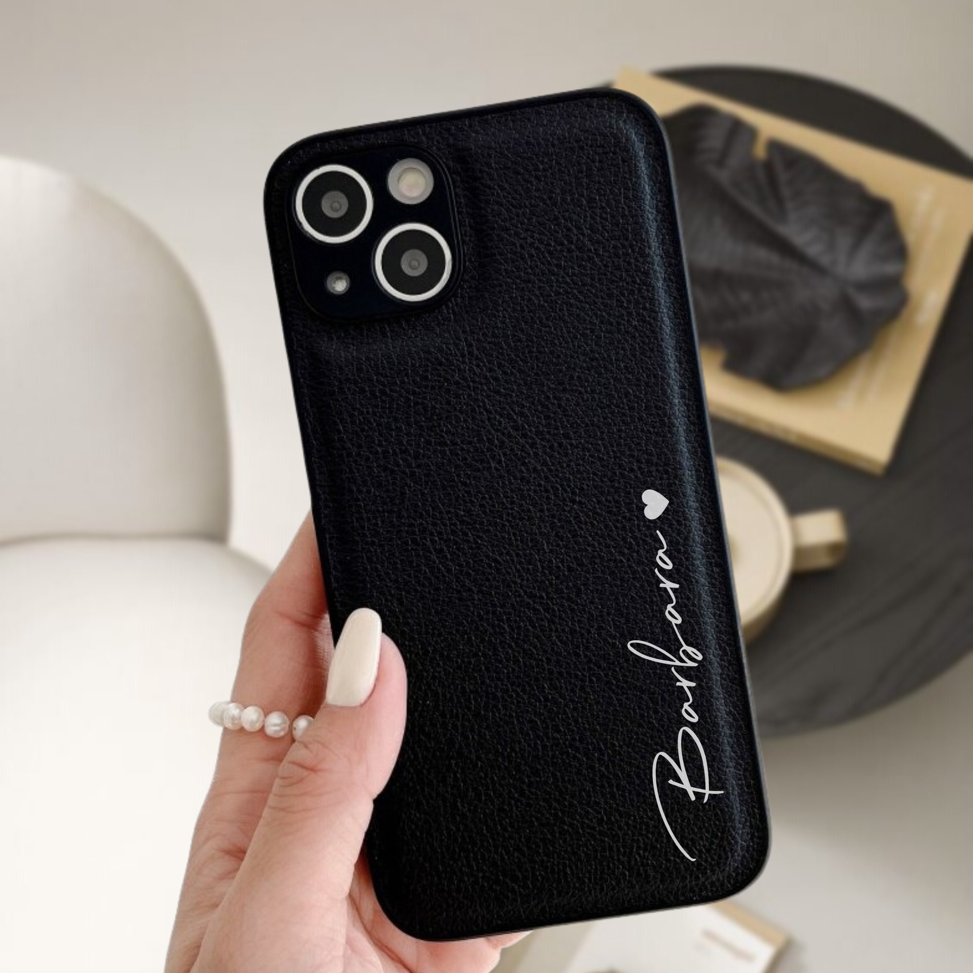 Personalised Vegan Leather Phone Cover Case | OFCase051
