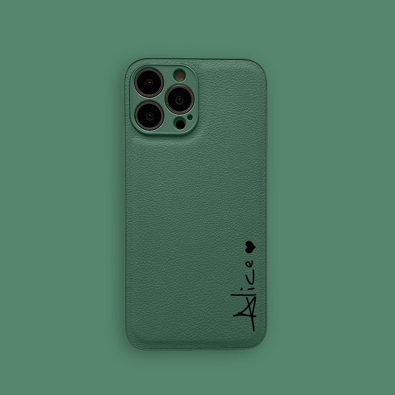 Personalised Vegan Leather Phone Cover Case | OFCase051