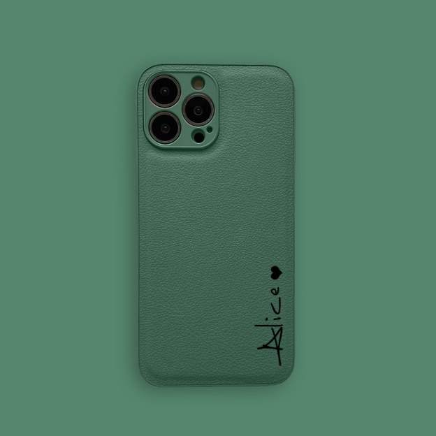 Personalised Vegan Leather Phone Cover Case | OFCase051