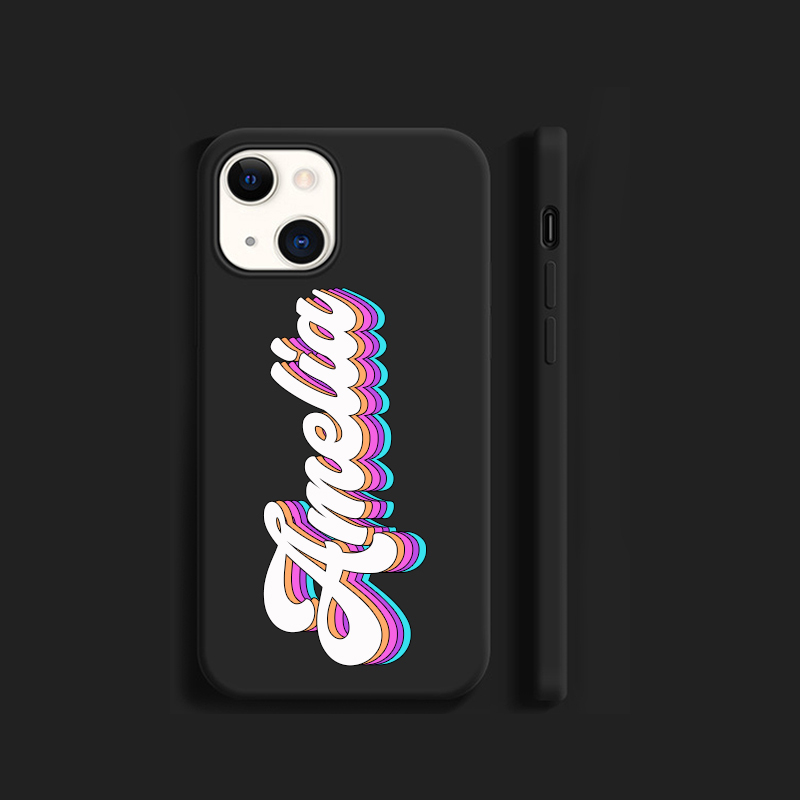Personalised Name Silicone Phone Cover Case | OFCase033