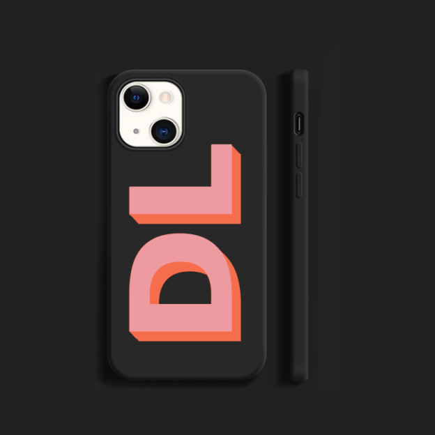 Personalised Monogram Silicone Phone Cover Case | OFCase002