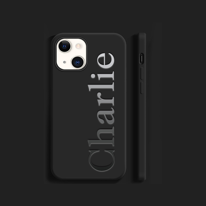 Personalised Monogram Silicone Phone Cover Case | OFCase004