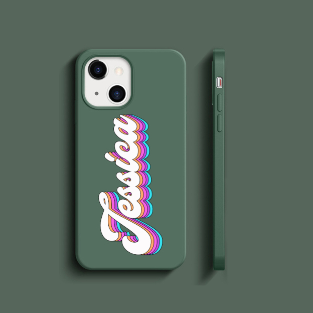Personalised Name Silicone Phone Cover Case | OFCase033