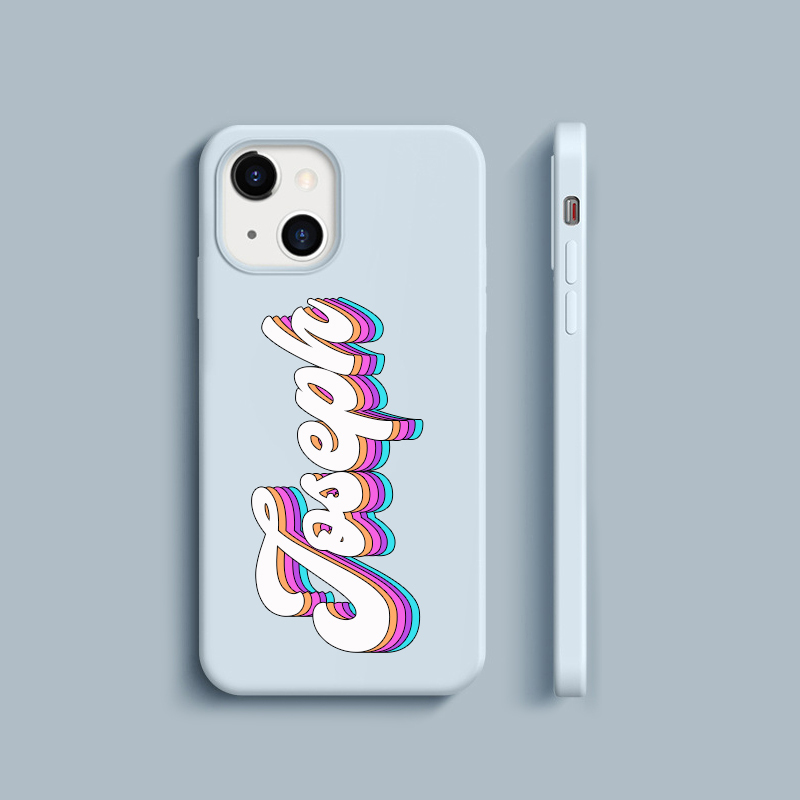 Personalised Name Silicone Phone Cover Case | OFCase033