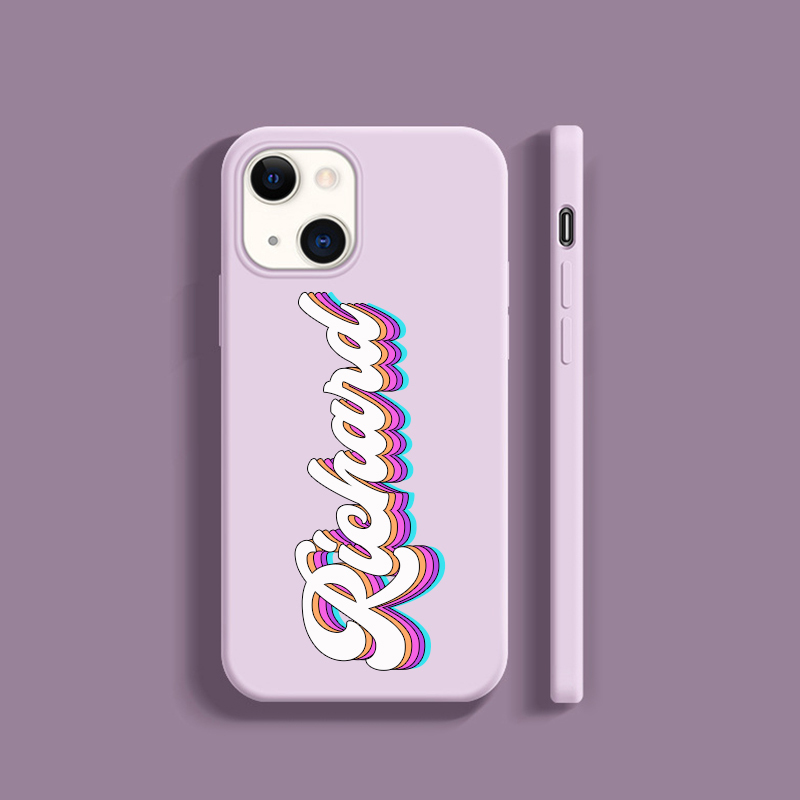 Personalised Name Silicone Phone Cover Case | OFCase033