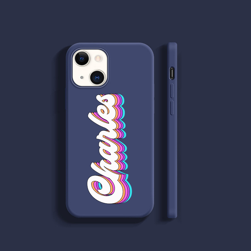 Personalised Name Silicone Phone Cover Case | OFCase033