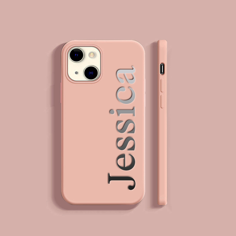 Personalised Monogram Silicone Phone Cover Case | OFCase004