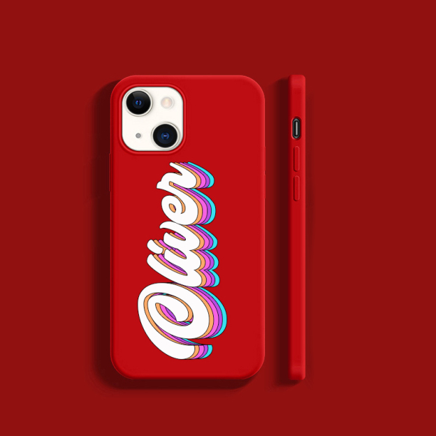 Personalised Name Silicone Phone Cover Case | OFCase033