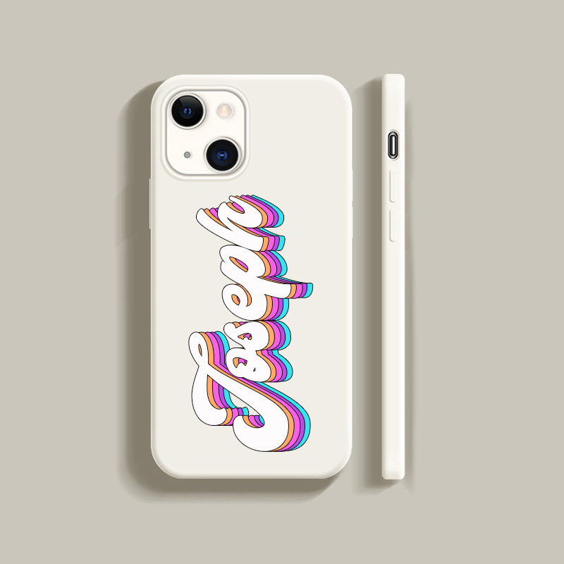 Personalised Name Silicone Phone Cover Case | OFCase033