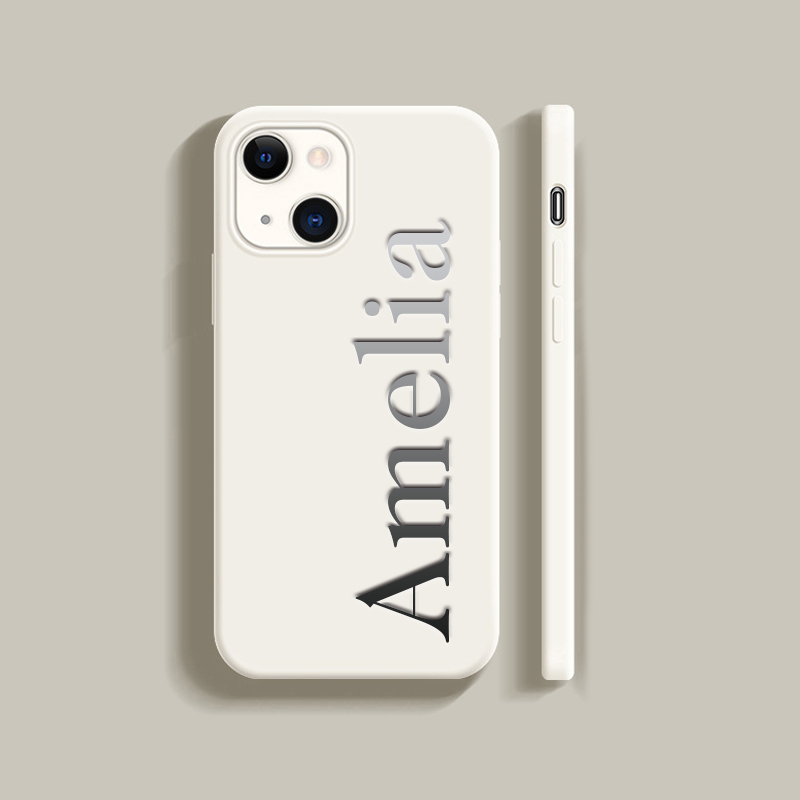 Personalised Monogram Silicone Phone Cover Case | OFCase004