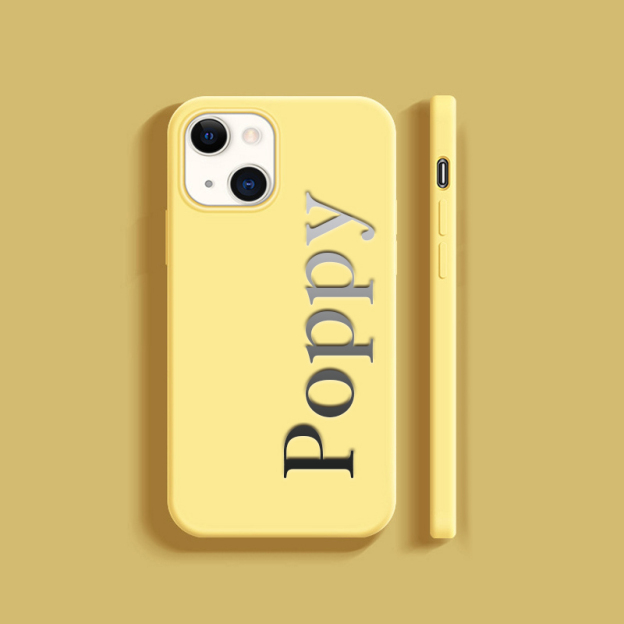 Personalised Monogram Silicone Phone Cover Case | OFCase004