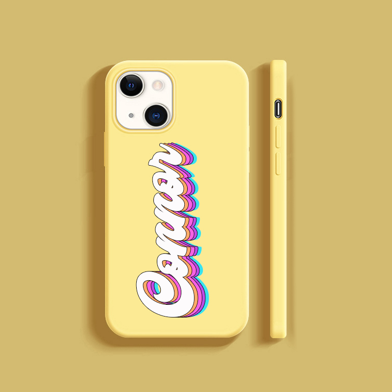 Personalised Name Silicone Phone Cover Case | OFCase033