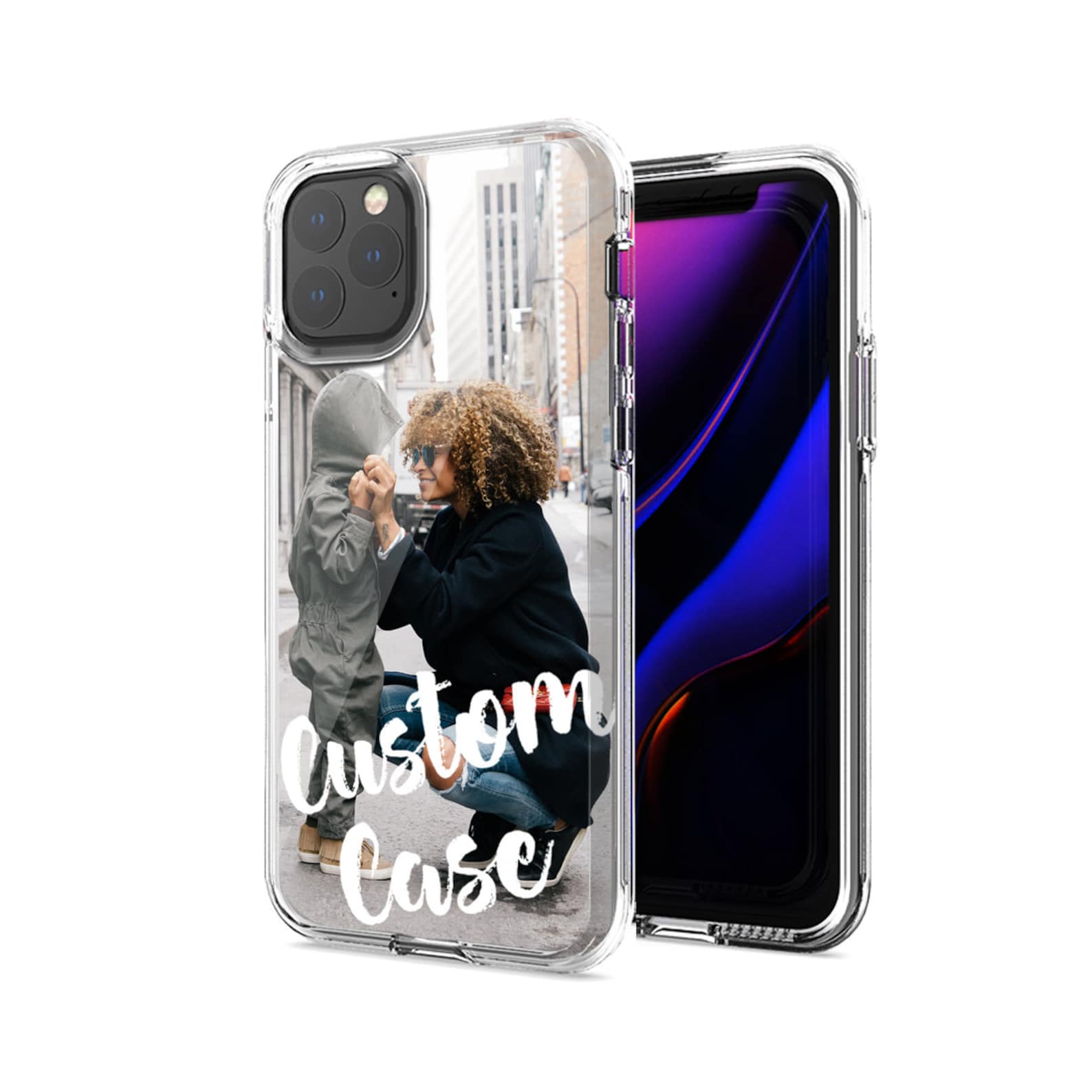 Personalised Photo Clear Silicone Phone Cover Case | OFCase014