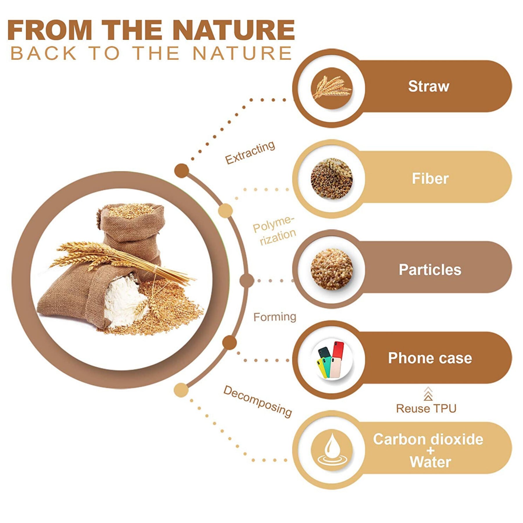 Eco Vegan 100% Biodegradable Phone Case | OFCase086