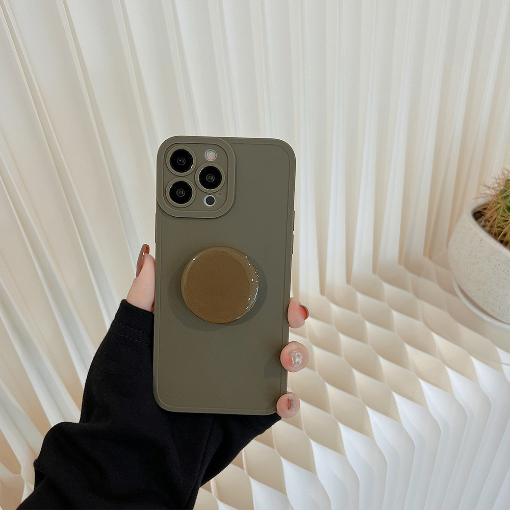 Fashion Matting with stand Silicone Phone Cover Case | OFCase010