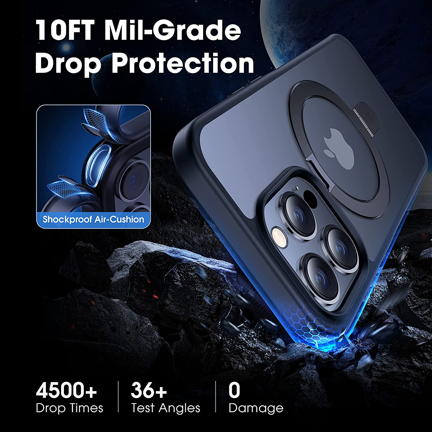 Magnetic Invisible Stand Phone Case | OFCase059