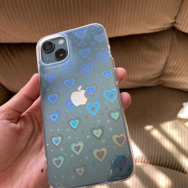 Cute Laser Heart Phone Cover Case | OFCase035