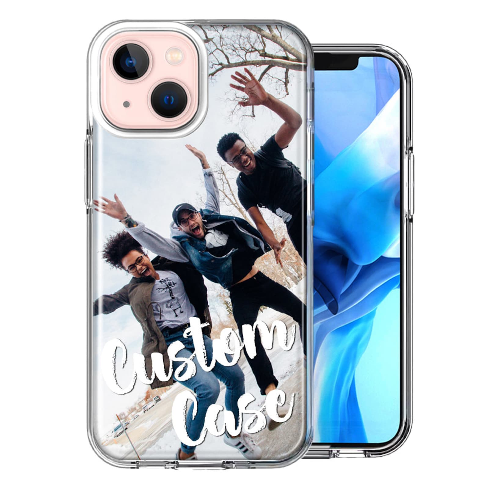 Personalised Photo Clear Silicone Phone Cover Case | OFCase014