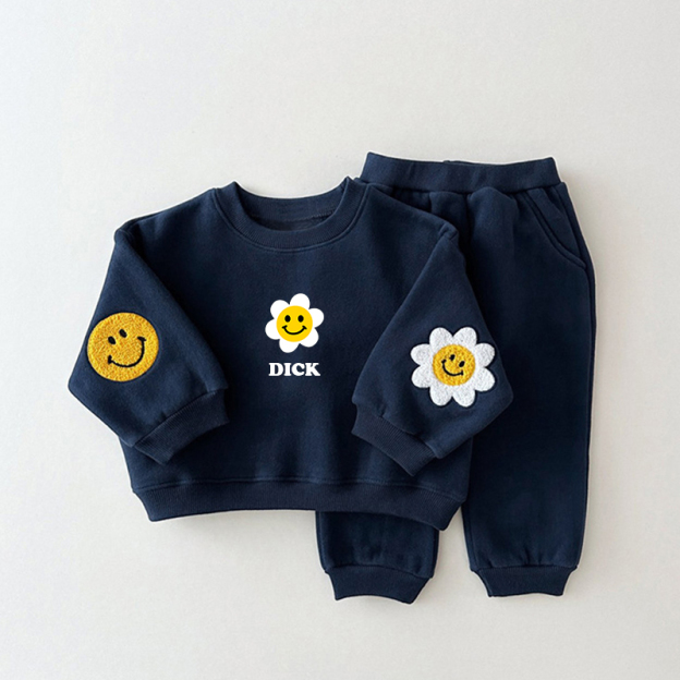 Personalized Kids Smile Sweatshirt outfit| Cloth39
