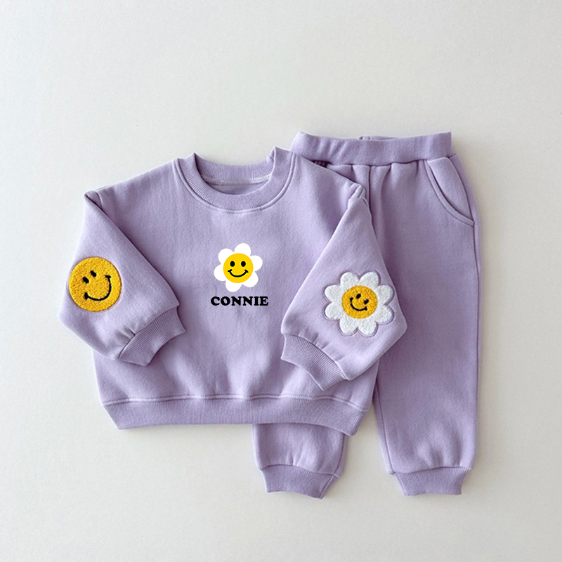 Personalized Kids Smile Sweatshirt outfit| Cloth39