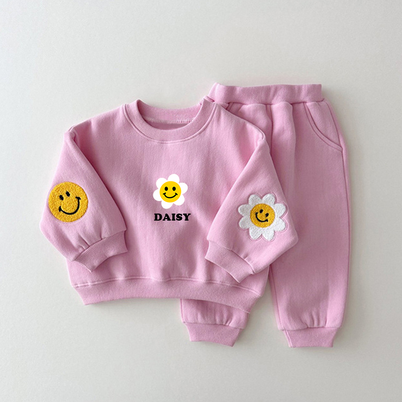 Personalized Kids Smile Sweatshirt outfit| Cloth39