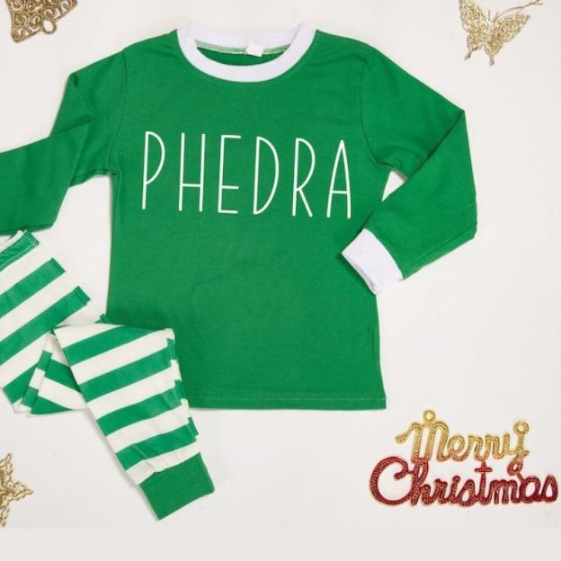 Personalized Kids Christmas Pajamas Set| Cloth24
