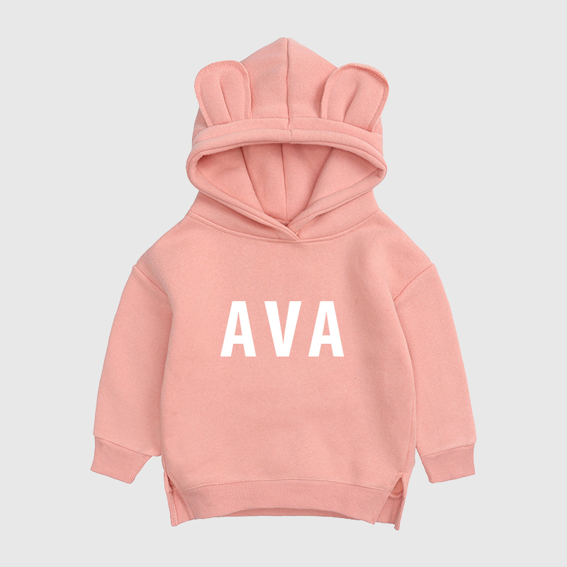 Personalized Kids Bear Hoodie | Cloth27