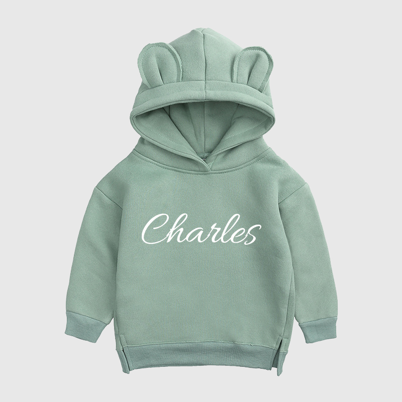 Personalized Kids Bear Hoodie | Cloth27
