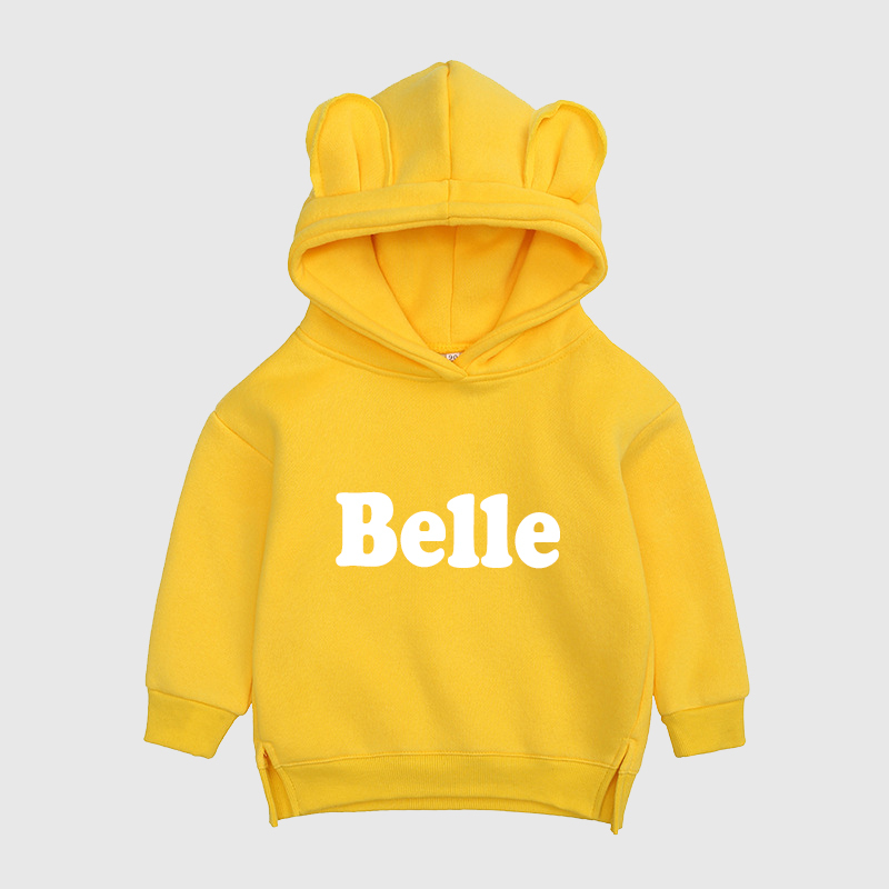 Personalized Kids Bear Hoodie | Cloth27