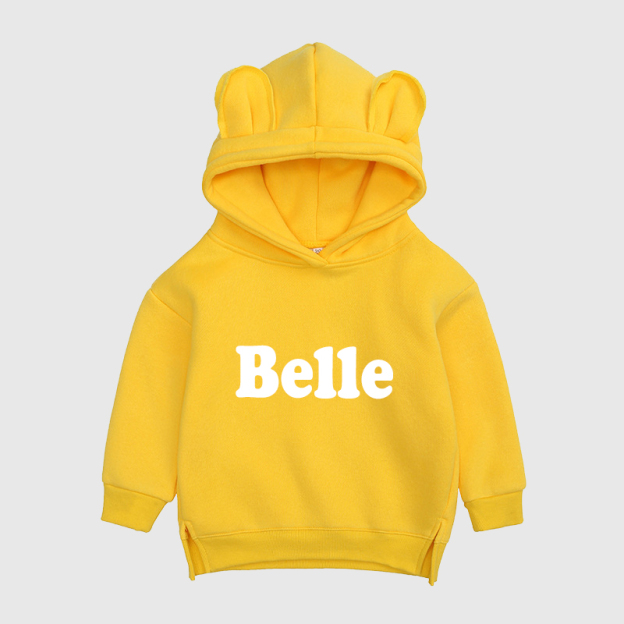 Personalized Kids Bear Hoodie | Cloth27