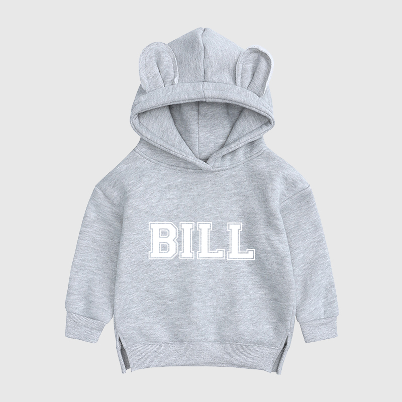 Personalized Kids Bear Hoodie | Cloth27
