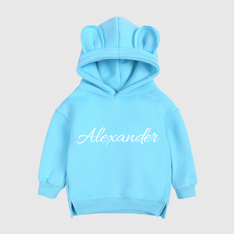 Personalized Kids Bear Hoodie | Cloth27