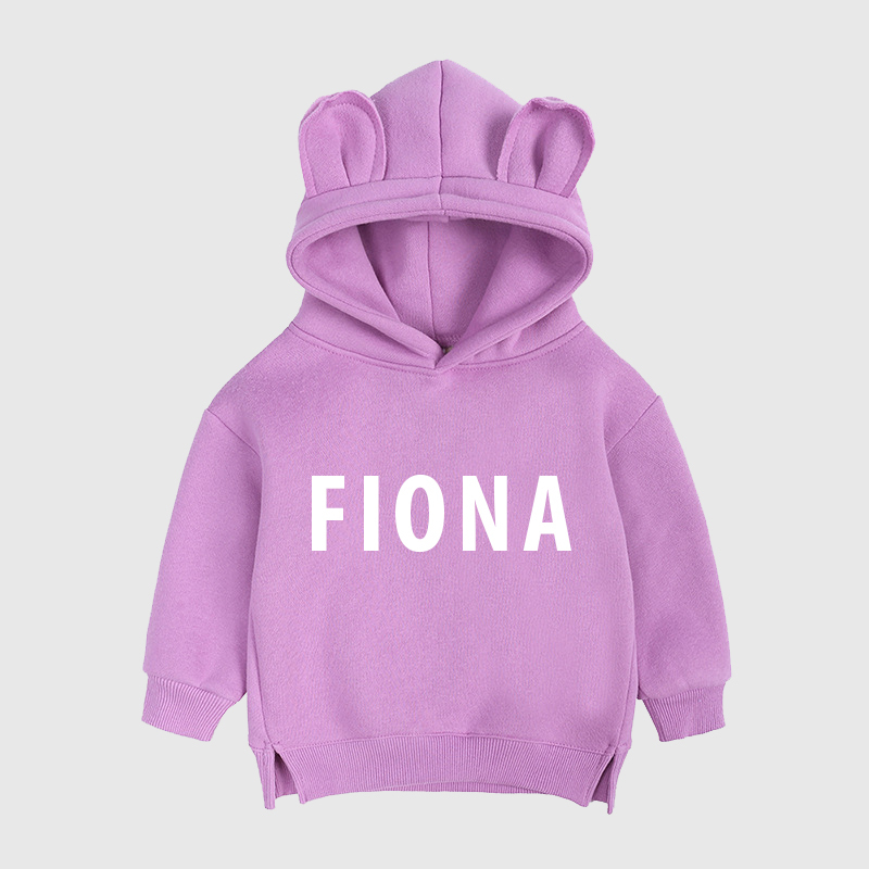 Personalized Kids Bear Hoodie | Cloth27