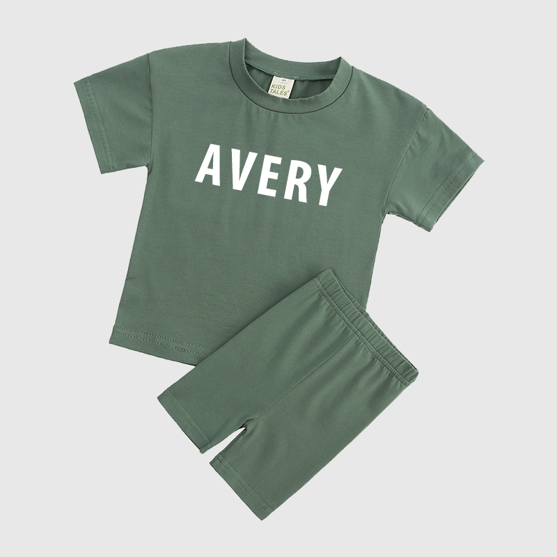 Personalized Name Toddler Set | Cloth06