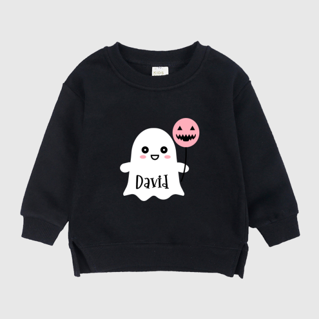 Personalized Long Sleeve Toddler Halloween T-Shirt| Cloth26