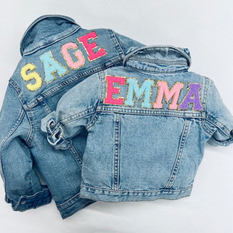 Personalized Kids Denim Patch Jackets| Cloth18
