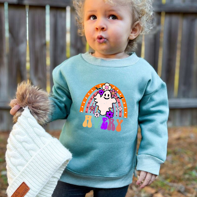 Personalized Kids Halloween Sweatshirt | Cloth15