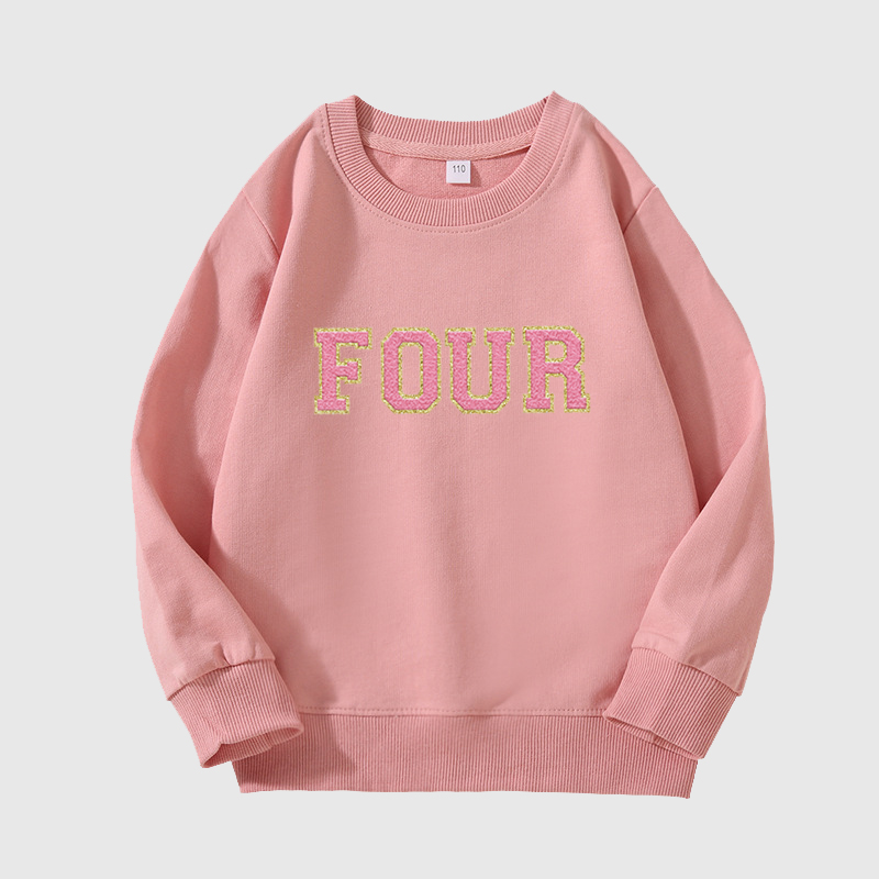 Personalized Kids Birthday Patch Sweatshirt| Cloth17