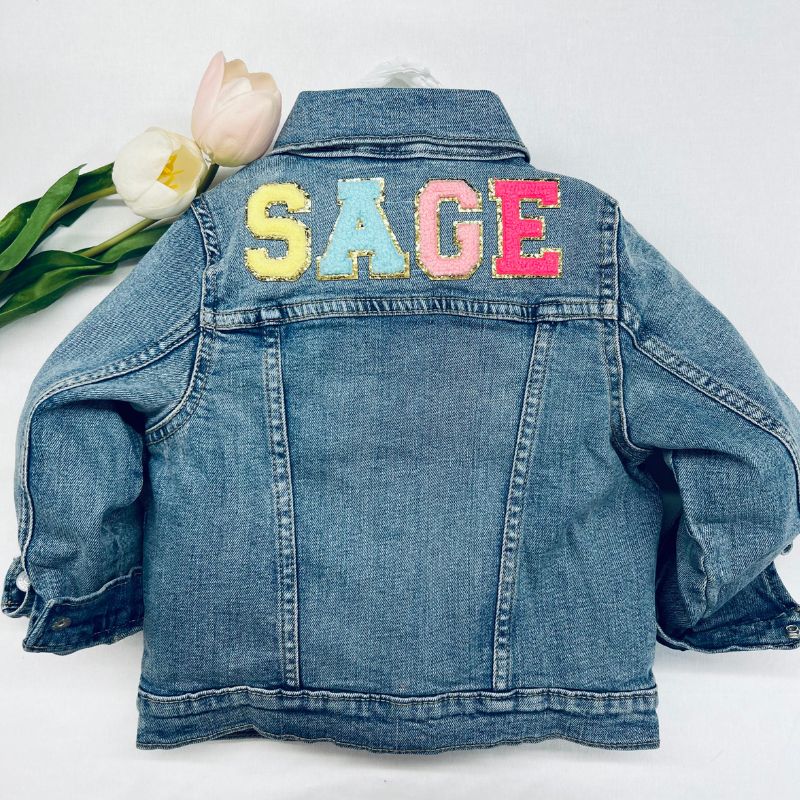 Personalized Kids Denim Patch Jackets| Cloth18