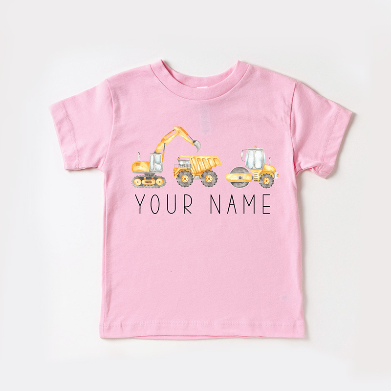 Personalized Kids Construction Shirt| Cloth14