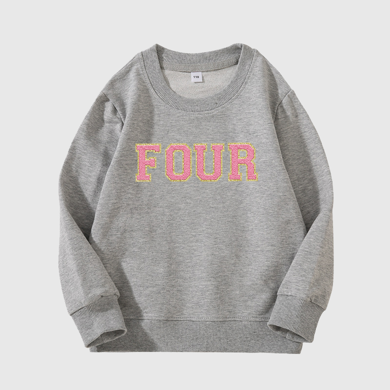 Personalized Kids Birthday Patch Sweatshirt| Cloth17