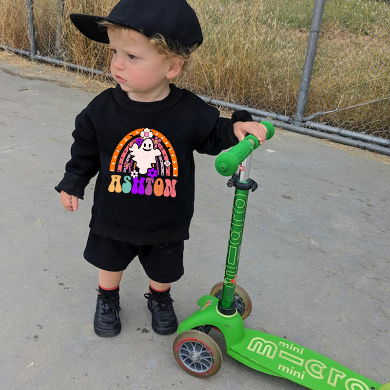 Personalized Kids Halloween Sweatshirt | Cloth15