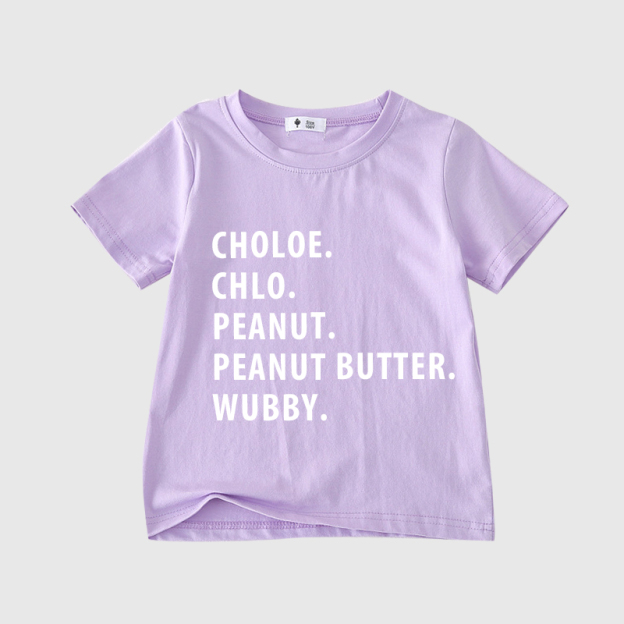 Personalized Kids Nickname Shirt| Cloth10